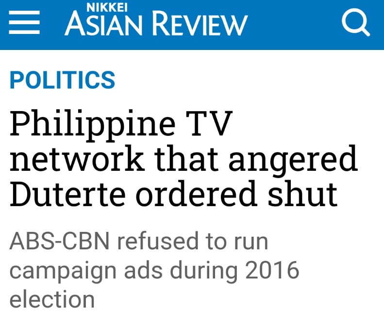 World Headlines Abs Cbn Closure